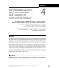 Cover page: Chapter 4 Corticostriatal plasticity, neuronal ensembles, and regulation of drug-seeking behavior