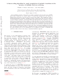 Cover page: Linear-scaling algorithm for rapid computation of inelastic transitions in the presence of multiple electron scattering