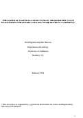 Cover page: The Power of Unofficial Expectations: Shareholder Value Management  Strategies and Long Work Hours in California