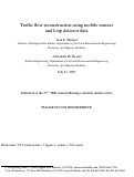 Cover page: Traffic flow reconstruction using mobile sensors and loop detector data