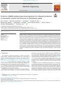 Cover page of Predictive CRISPR-mediated gene downregulation for enhanced production of sustainable aviation fuel precursor in Pseudomonas putida