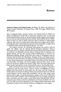 Cover page: American Indians and National Parks. By Robert H. Keller and Michael F. Turek.