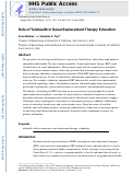 Cover page: Role of telehealth in renal replacement therapy education.