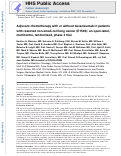 Cover page: Adjuvant chemotherapy with or without bevacizumab in patients with resected non-small-cell lung cancer (E1505): an open-label, multicentre, randomised, phase 3 trial