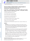 Cover page: Electronic bridge to mental health for college students: A randomized controlled intervention trial.