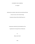 Cover page: Addressing the Academic, Behavioral &amp; Social-Emotional Needs of Foster Youth in a TK-5 School Setting: A Qualitative Study of School Staff Perspectives