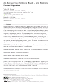 Cover page: An Average-Case Sublinear Exact Li and Stephens Forward Algorithm.