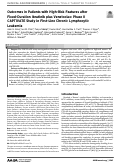 Cover page: Outcomes in Patients with High-Risk Features after Fixed-Duration Ibrutinib plus Venetoclax: Phase II CAPTIVATE Study in First-Line Chronic Lymphocytic Leukemia.