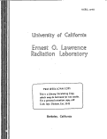 Cover page: TABLES FOR THE EVALUATION OFXx^e-Xf(x)dx BY GAUSS-LAGUSRRE QUADRATURE