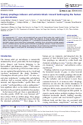 Cover page: Dietary prophage inducers and antimicrobials: toward landscaping the human gut microbiome.