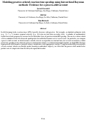 Cover page: Modeling practice-related reaction time speedup using hierarchical Bayesianmethods: Evidence for a process-shift account