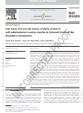 Cover page: Prolonged daily exposure to IV cocaine results in tolerance to its stimulant effects