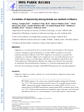 Cover page: Correlates of impulsivity among female sex workers in Mexico