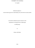 Cover page: Embodied experiences: a mixed-methods approach to understanding stress and resilience in Latina mothers