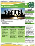 Cover page: 4-H Mindfulness