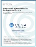 Cover page of Expectations and Adaptation to Environmental Threats