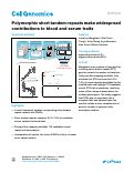 Cover page: Polymorphic short tandem repeats make widespread contributions to blood and serum traits