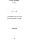 Cover page: Social Reproduction and Teacher Accountability: A Legal Case Study