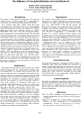 Cover page: The Influence of Conceptual Relations on Lexical Retrieval