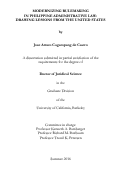 Cover page: Modernizing Philippine Rulemaking: Drawing Lessons from the United States