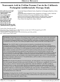 Cover page: Tranexamic Acid in Civilian Trauma Care in the California Prehospital Antifibrinolytic Therapy Study
