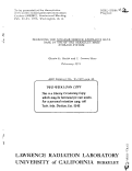 Cover page: SEARCHING THE NUCLEAR SCIENCE ABSTRACTS DATA. BASE BY USE OF THE BERKELEY MASS STORAGE SYSTEM