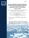 Cover page: Assessment of grid-friendly collective optimization framework for distributed energy resources:
