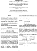 Cover page: Spatial Reasoning: the Effect of Training for Adults and Children
