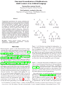Cover page: Structural Generalization of Modification in Adult Learners of an Artificial Language
