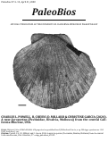 Cover page: A new <em>Lyropecten</em> (Pectinidae, Bivalvia, Mollusca) from the central California Miocene, USA