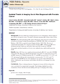 Cover page: Updated trends in imaging use in men diagnosed with prostate cancer.