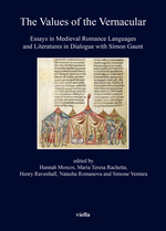 Cover page of The Values of the Vernacular:&nbsp;Essays in Medieval Romance Languages and Literatures in Dialogue with Simon Gaunt