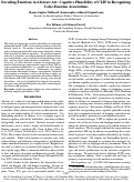 Cover page: Decoding Emotions in Abstract Art: Cognitive Plausibility of CLIP in Recognizing Color-Emotion Associations