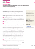 Cover page: Association of Adjuvant or Metastatic Setting With Discontinuation of Cancer Drugs in Clinical Trials.