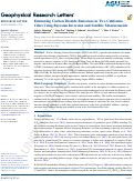 Cover page: Estimating Carbon Dioxide Emissions in Two California Cities Using Bayesian Inversion and Satellite Measurements