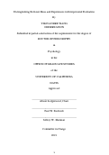 Cover page: Distinguishing Between Ideas and Experiences in Interpersonal Evaluation