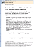 Cover page: Tyrosine Kinase Inhibitors as Initial Therapy for Patients With Chronic Myeloid Leukemia in Accelerated Phase