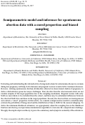 Cover page: Semiparametric model and inference for spontaneous abortion data with a cured proportion and biased sampling