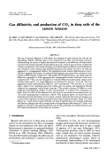 Cover page: Gas diffusivity and production of CO2 in deep soils of the eastern Amazon