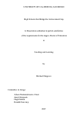 Cover page: High schools that bridge the achievement gap