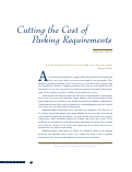 Cover page of Cutting the Cost of Parking Requirements