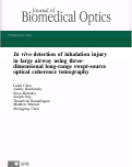 Cover page: In vivo detection of inhalation injury in large airway using three-dimensional long-range swept-source optical coherence tomography.