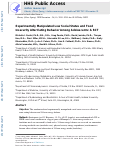 Cover page: Experimentally Manipulated Low Social Status and Food Insecurity Alter Eating Behavior Among Adolescents: A Randomized Controlled Trial