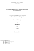 Cover page: Development and Application of Advanced Methodologies for Genome Dissection