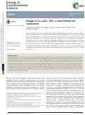 Cover page: Design of Li 1+2x Zn 1−x PS 4 , a new lithium ion conductor