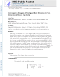 Cover page: Convergence Analysis of Triangular MAC Schemes for Two Dimensional Stokes Equations