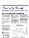 Cover page: The California Recession in Perspective