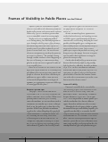 Cover page: Frames of Visibility in Public Places