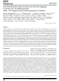 Cover page: Ancestral diversity improves discovery and fine-mapping of genetic loci for anthropometric traits—The Hispanic/Latino Anthropometry Consortium