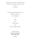 Cover page: Constructing the “Eastern Woman”: Asianist Ideologies and Activism in the Indian Women’s Movement, 1900–1965